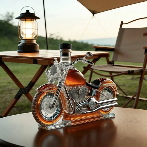 Motorcycle whiskey decanter - motorcycle,