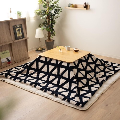 Jacquard boa fleece kotatsu - jacquard,