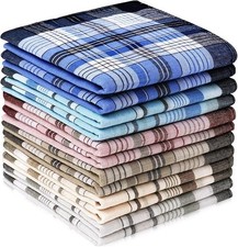 Men'S Handkerchiefs, 12 Pack