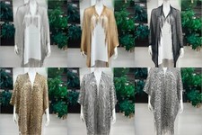 Women Scarf Shawl Metallic