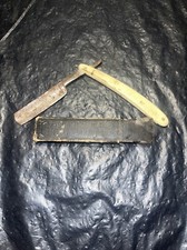 Fine Antique Vintage Collectible Straight Edge Razor 132/8 German Made Mens Hair