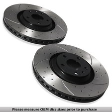 FRONT VENTED 340MM BRAKE DISCS