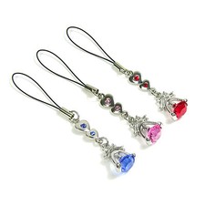 #13. 1 x CRYSTAL WEDDING BELL PHONE/HANDBAG CHARM