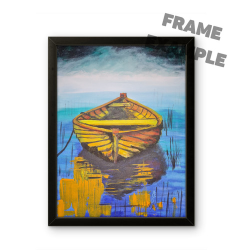 Boat the fog wooden - fog",