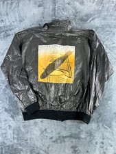Led Zeppelin Vintage Style Tour Jacket One Size Black Promo Windbreaker RARE XL