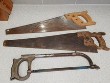 Vintage Hand Saws Job Lot