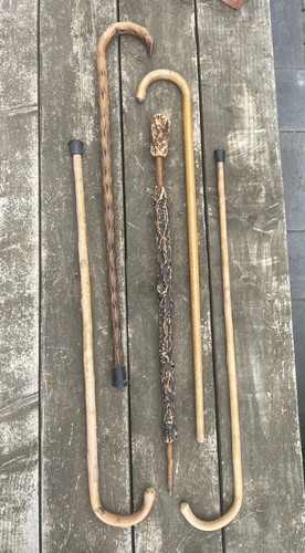 Wooden walking sticks - wooden,
