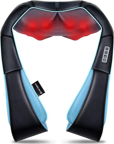 Neck massager with - with, back