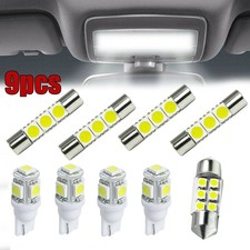 9x White LED Interior Lights