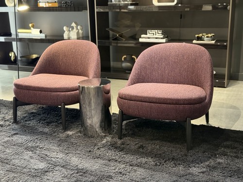 Minotti sendai armchairs set - minotti,