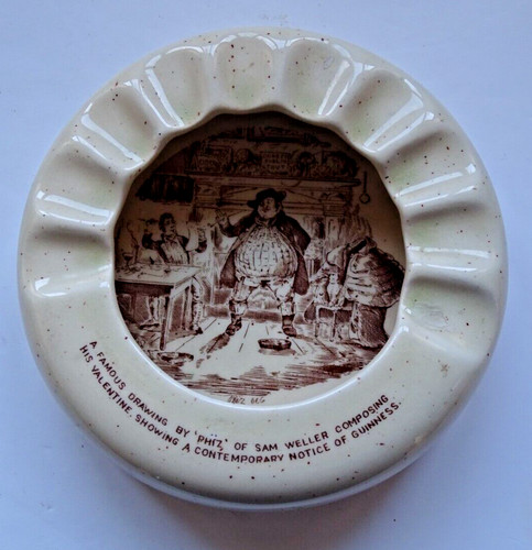 Guinness ashtray ceramic sam - guinness,
