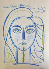 Pablo Picasso Lithograph COA