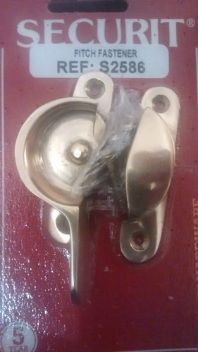 Securit s2586 brass fitch - brass,