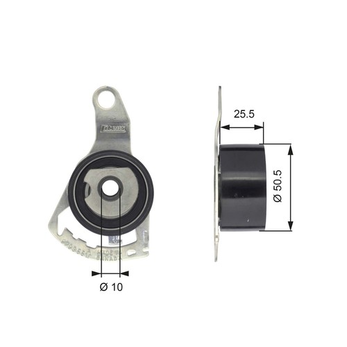 Right gates t43056 tensioner - right,