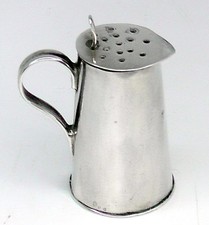 Solid Silver Jug Pepperette by