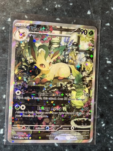 Leafeon pokemon card - card,