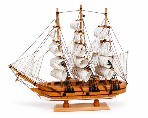 Handcrafted wooden tall ship - handcrafted,