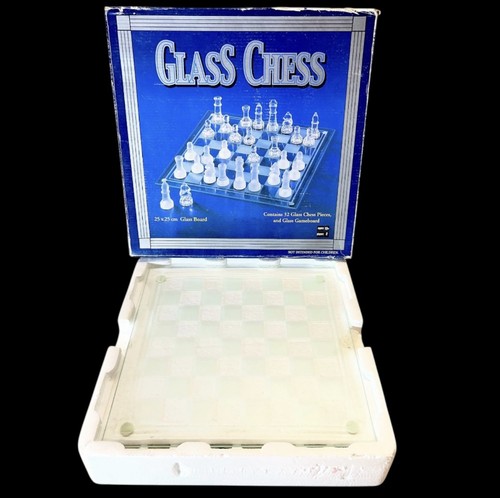 Glass chess set game - glass,