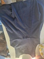 Navy Blue Jersey School Pinafore Dress