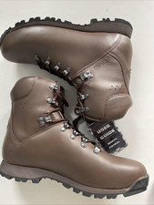 British Army Issue Iturri Brown Leather Lightweight Patrol Boots Size 8 L BNWT