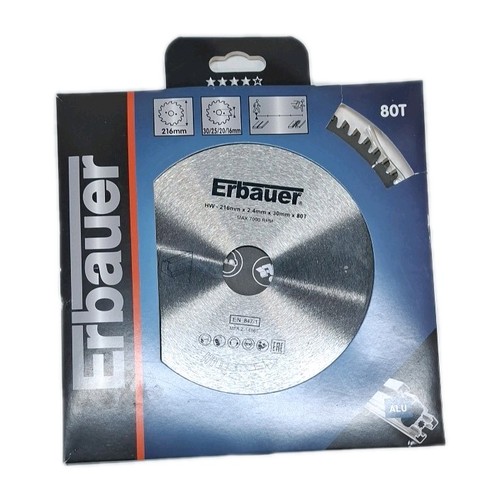 Erbauer 216mm 80t saw - erbauer,