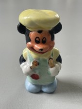 Vintage Mickey Mouse Chef Disney 1950's Ceramic Figurine figure ornament 