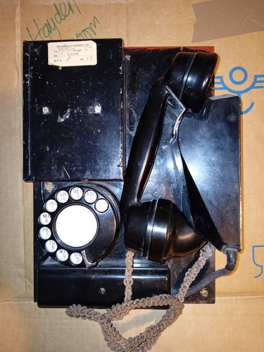 Vintage gpo wall telephone - gpo,