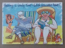 Postcard: Comic, Having a Lovely Time, Wish You Were Here {John Hinde} (251199)