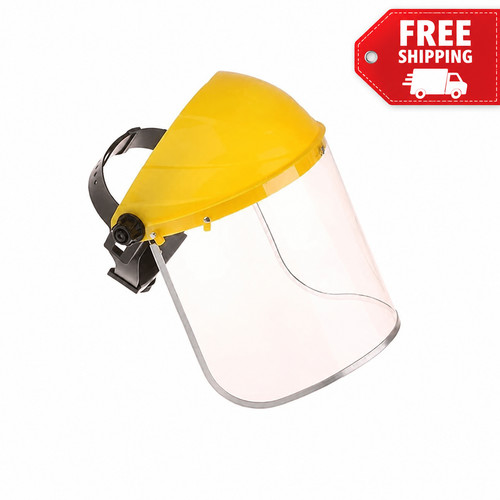 Full face shield clear flip - full,