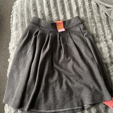 M & S School Skirt Grey