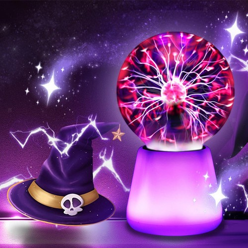 Plasma ball lamp - plasma, globe
