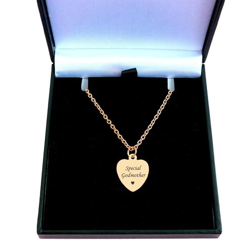 Rose gold necklace with - rose,