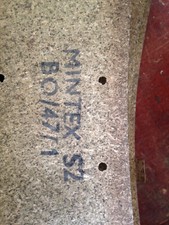 Vintage Mintex brake linings   Early Bedford O type ?