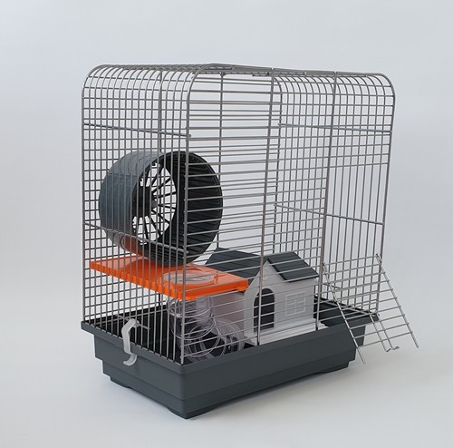 Hamster cage with accessories - cage,