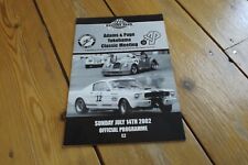 programme morgan sports car club mallory park classic race meeting july 2002