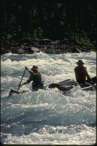 155048 open white water canoe - open,