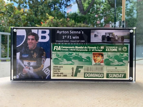 1985 estoril grand prix ticket - grand,
