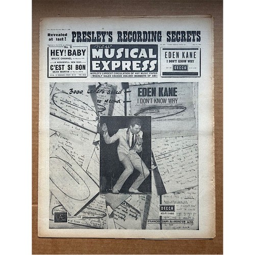 Various 1962 nme magazine - 1962, may