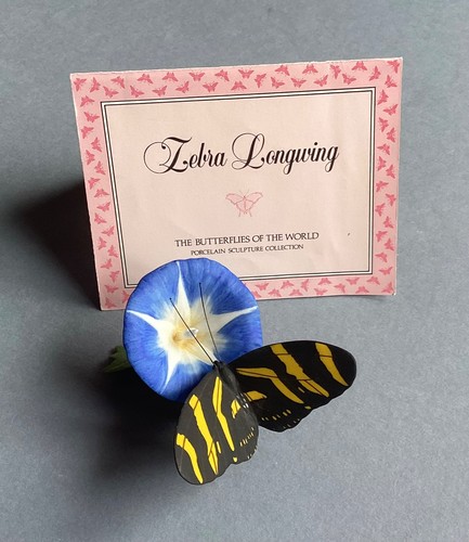 Zebra longwing franklin mint - "zebra,