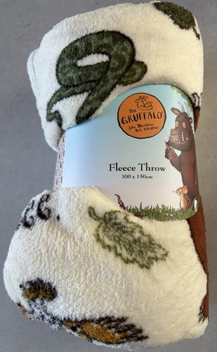 The gruffalo fleece throw - fleece,