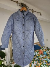 Padded Pale Blue Coat with