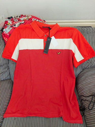 Voi jeans men red - co, red/white