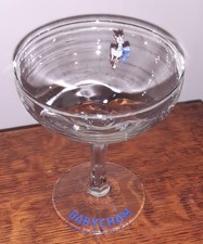 Vintage Babycham Glass White