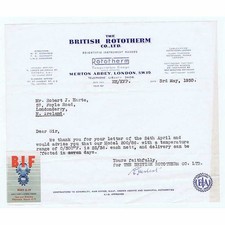 1950 Billhead-British