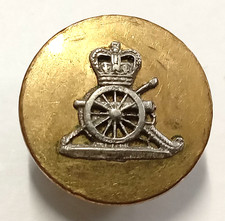 British Army Royal Artillery QC 20.2mm Two Part Mounted Mess Dress Button Gaunt