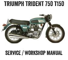 1969-1973 Triumph Trident T150 750cc Repair Workshop Service Manual PDF File