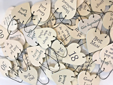 East of India Small Wooden Heart Sign Gift Tag Friends  Love Wedding Mothers Day