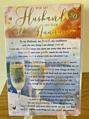 Golden wedding anniversary for - golden,