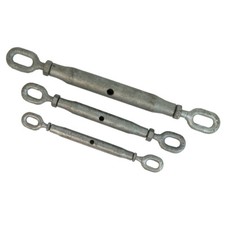 Closed Body Rigging Screw Turnbuckle Straining Oval Eye Tensioner Locknuts NEW