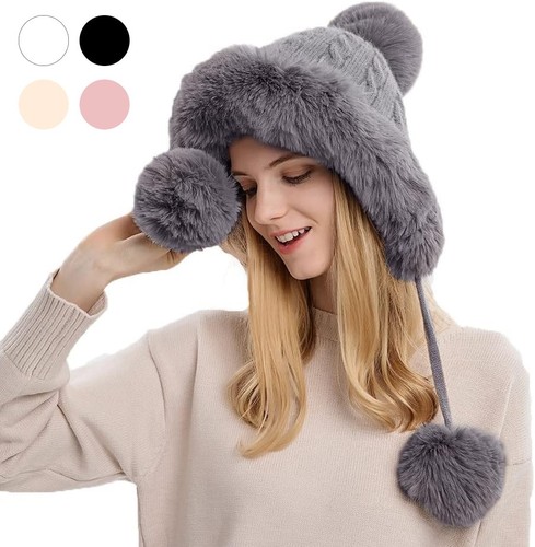 Women faux fur knitted - women's,